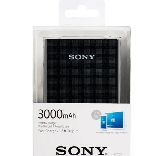 SONY CP-E3B2 POWER BANK PORTABLE FOR SMARTPHONE AND TABLET 3000MAH 1,5