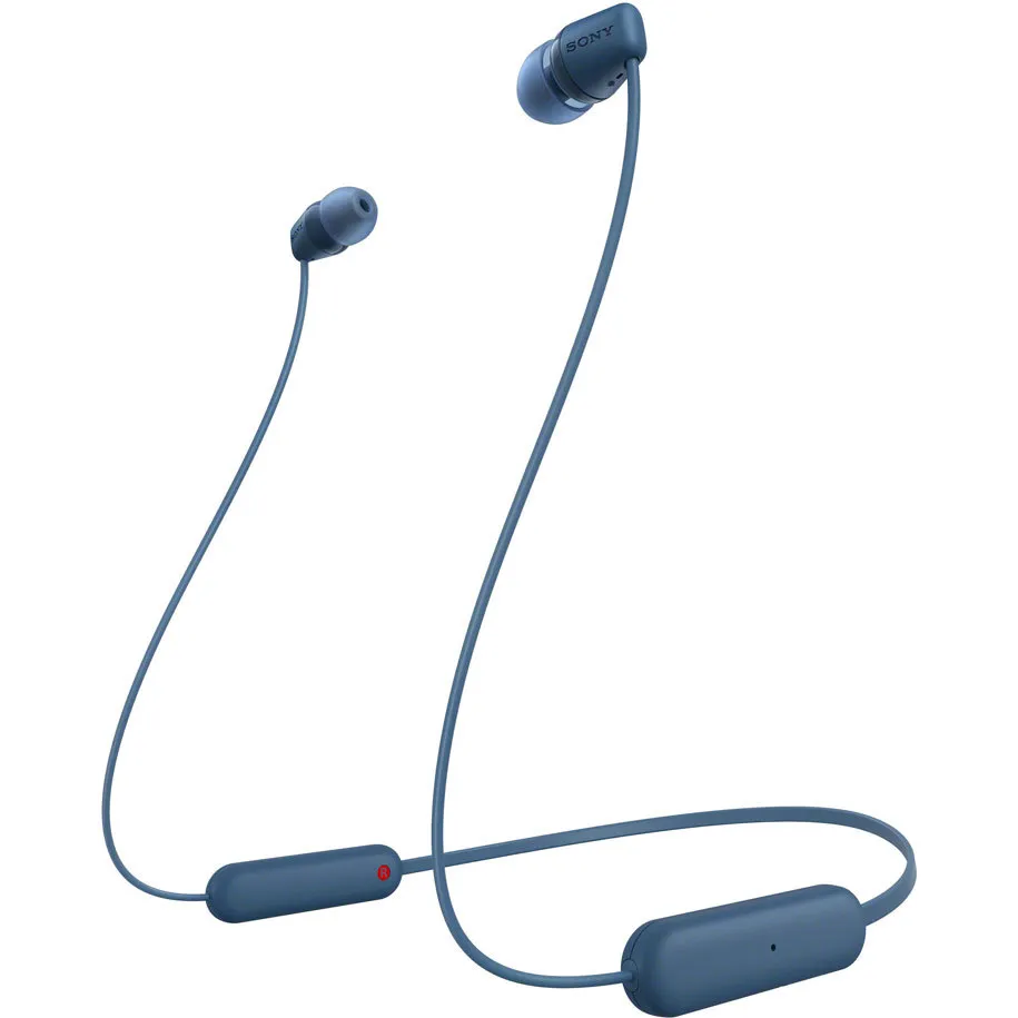 Sony WI-C100L Wireless Blue Earphones
