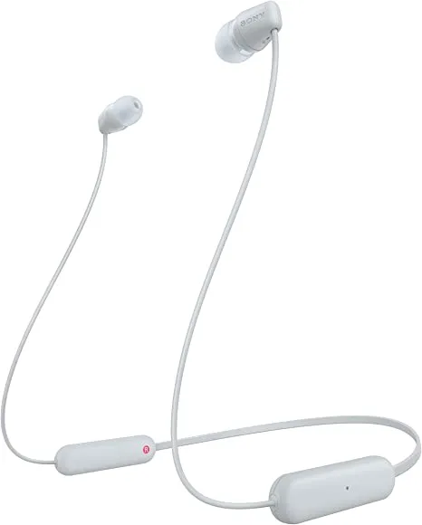 Sony WI-C100W Wireless White Earphones