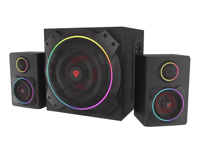 Speakers 2.1 Genesis Helium 800BT 60W RMS Bluetooth Optical RGB w/Remo