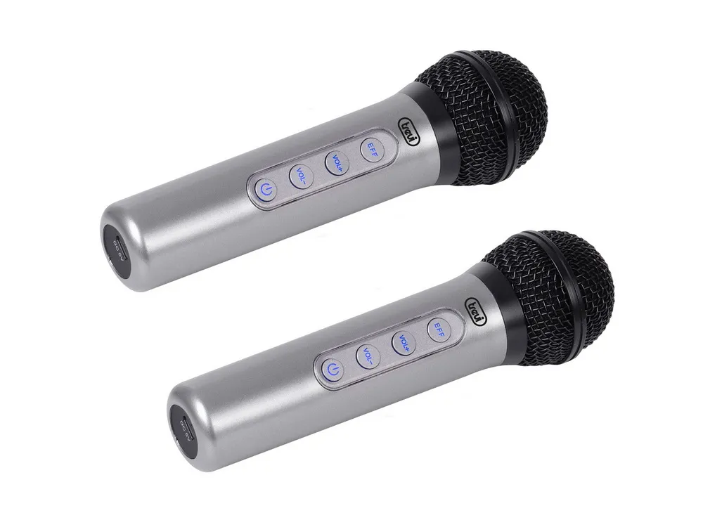 TREVI EM 415R MICROPHONE WIRELESS KARAOKE DUAL BLACK