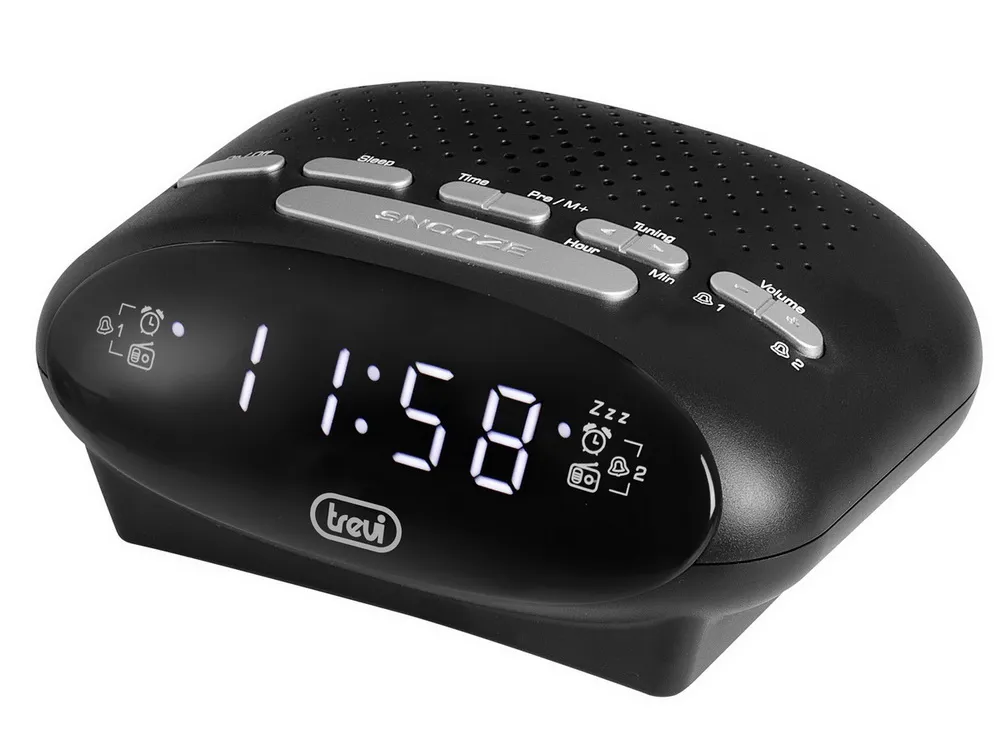 TREVI RC 821D DIGITAL TUNNER&ALARM CLOCK BLACK