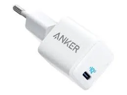 Universal USB Power Charger Anker PowerPort III Nano 20W Type-C White