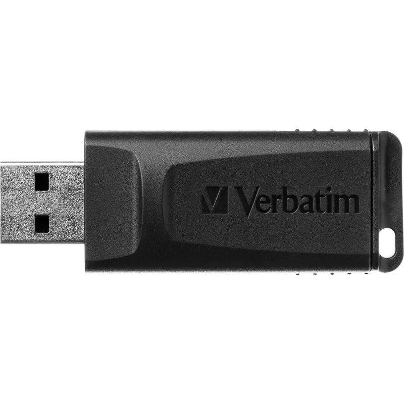 USB Drive 128GB Verbatim Slider Black USB 2.0