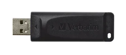 USB Drive 64GB Verbatim Slider Black USB 2.0
