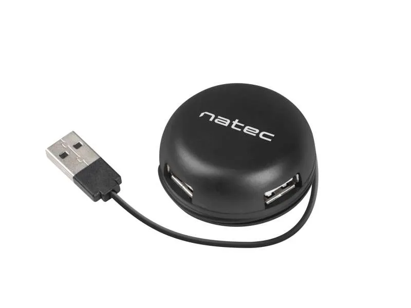 USB HUB 2.0 4-Port Natec Bumblebee Black