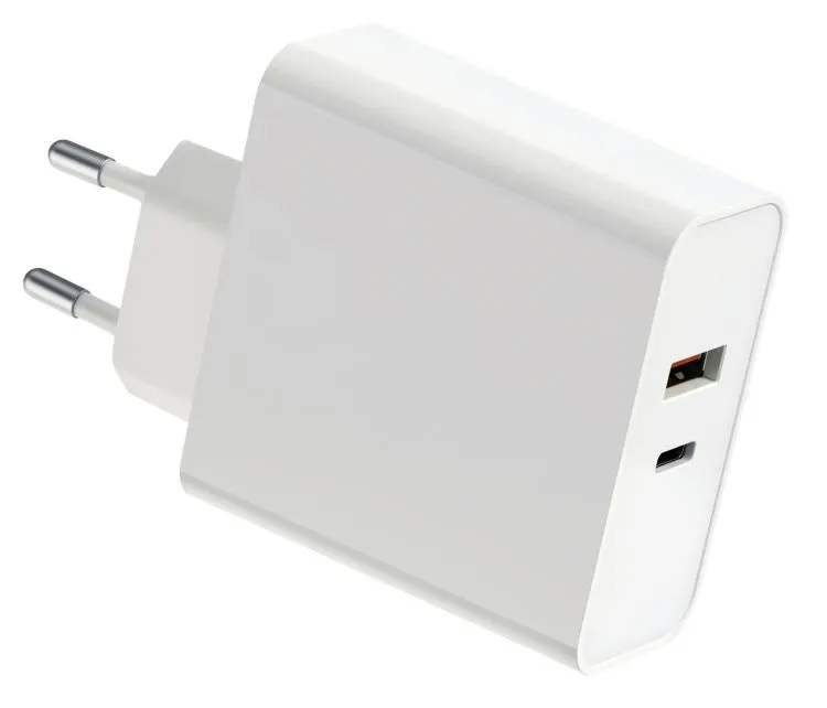 USB Universal Power Charger Platinet Type-C 87W 2xPort QC3 PD White