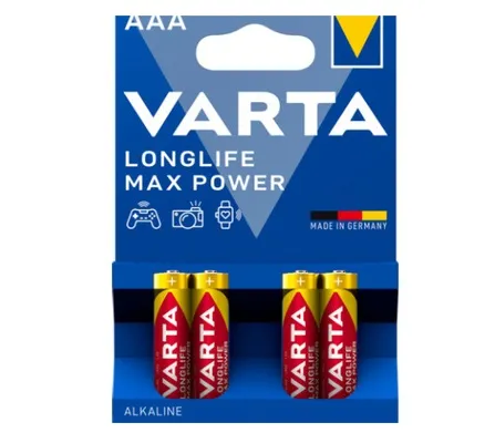 VARTA LONG LIFE AAA LR03 4/1 Алкална Батерија