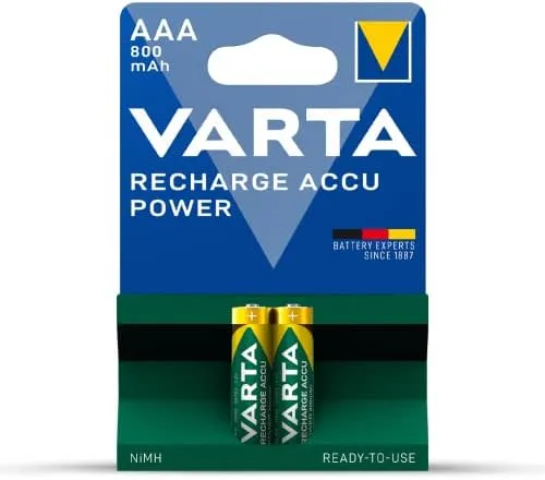 VARTA LONG LIFE RECHARGEABLE AAA NI-MH HR03 800mAH 2/1 Батерија