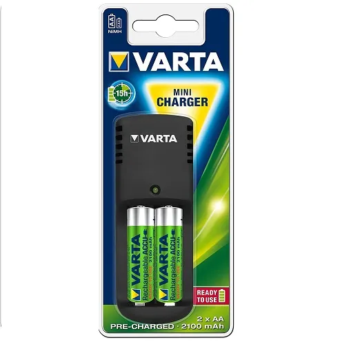 VARTA MINI BATTERY CHARGER + 2/1 AA NI-MH  2100 mAH Батерија
