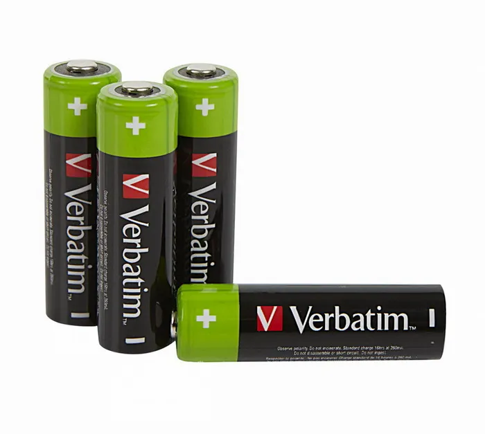 VERBATIM 2500MAH RECH. NI-MH AA 4PACK