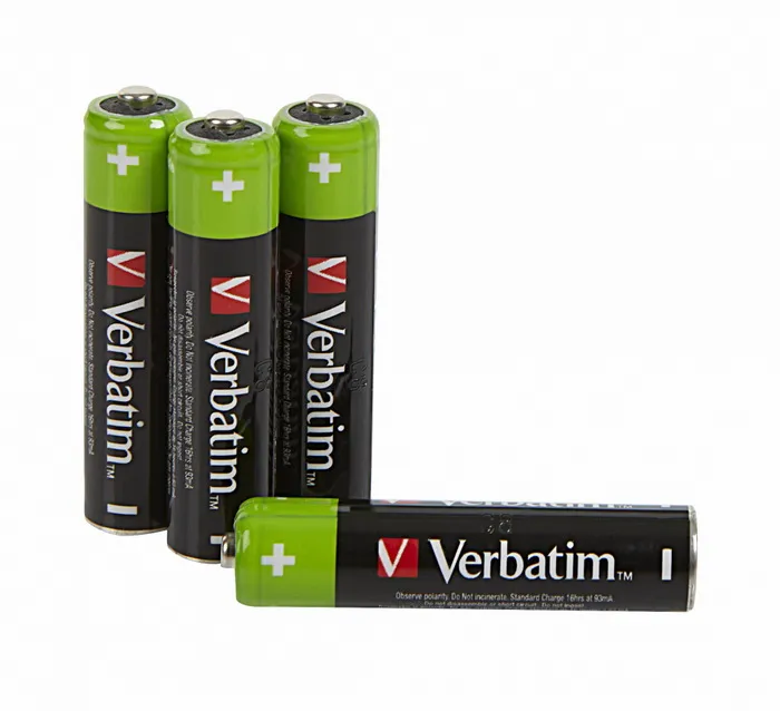 VERBATIM 950MAH RECH. NI-MH AAA 4PACK