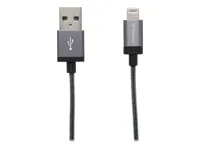 VERBATIM USB CABLE FOR APPLE DEVICES LIGHTNING 30CM SPACE GREY