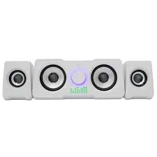 WHITE SHARK MOOD RGB WHITE SPEAKERS 2.2