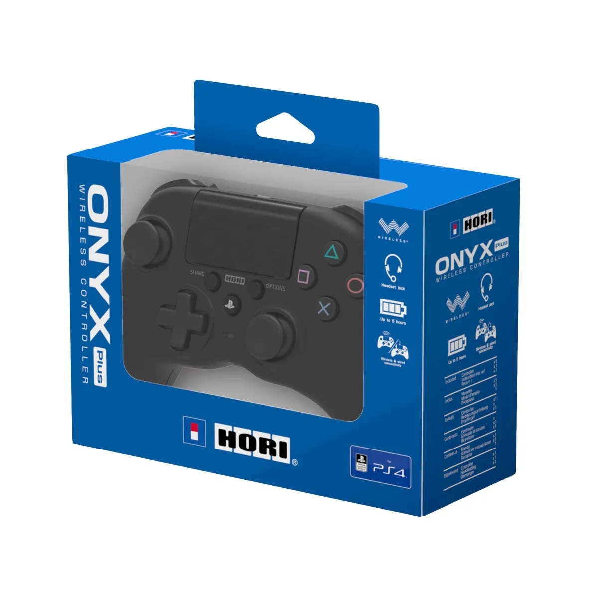 Wireless Controller for PS4 HORI Onyx+ w/Wireless Adapter included Gam