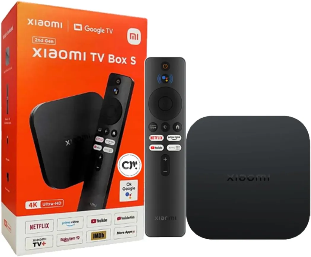 XIAOMI MI BOX S (2nd GEN) ANDROID TV BOX 4K BLACK